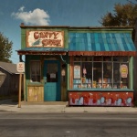 Whimsical Country Storefront