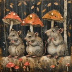 Whimsical Mice Drawing