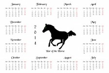 2014 Calendar Horse