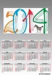 2014 Simple Calendar