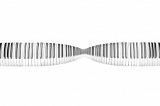 Abstract Piano Keys Background