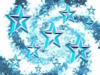 Abstraction Background With A Stars