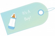 Baby Boy Gift Tag