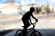 Bicycle Stunt Sports Silhouette 2