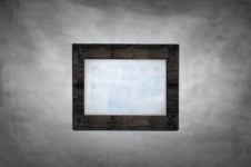 Blank Wooden Picture Frame