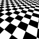 Checkered Black And White Image