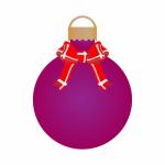 Christmas Bauble Ribbons & Bow
