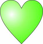 Circular Green Heart