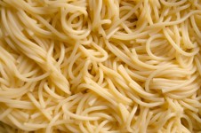 Cooked, Fresh Spaghetti