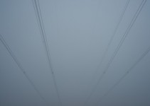 Power Line In Fog
