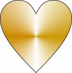 Gold Plated Heart