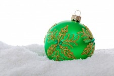 Green Christmas Bauble