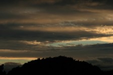 Layered Cloud At Sunset