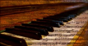 Piano Keys Musical Notes