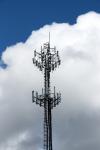 Radio Tower Against Cloud