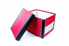 Red Cardboard Box