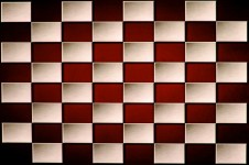 Squares Red Background