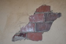 Stucco And Old Bricks