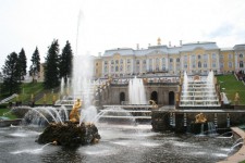 The Cascading Staircase At Peterhof