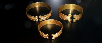 Three Viking Gold Bracelets