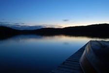 Twilight Over Lake