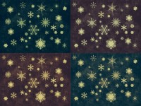 Winter Background With Snowflakes