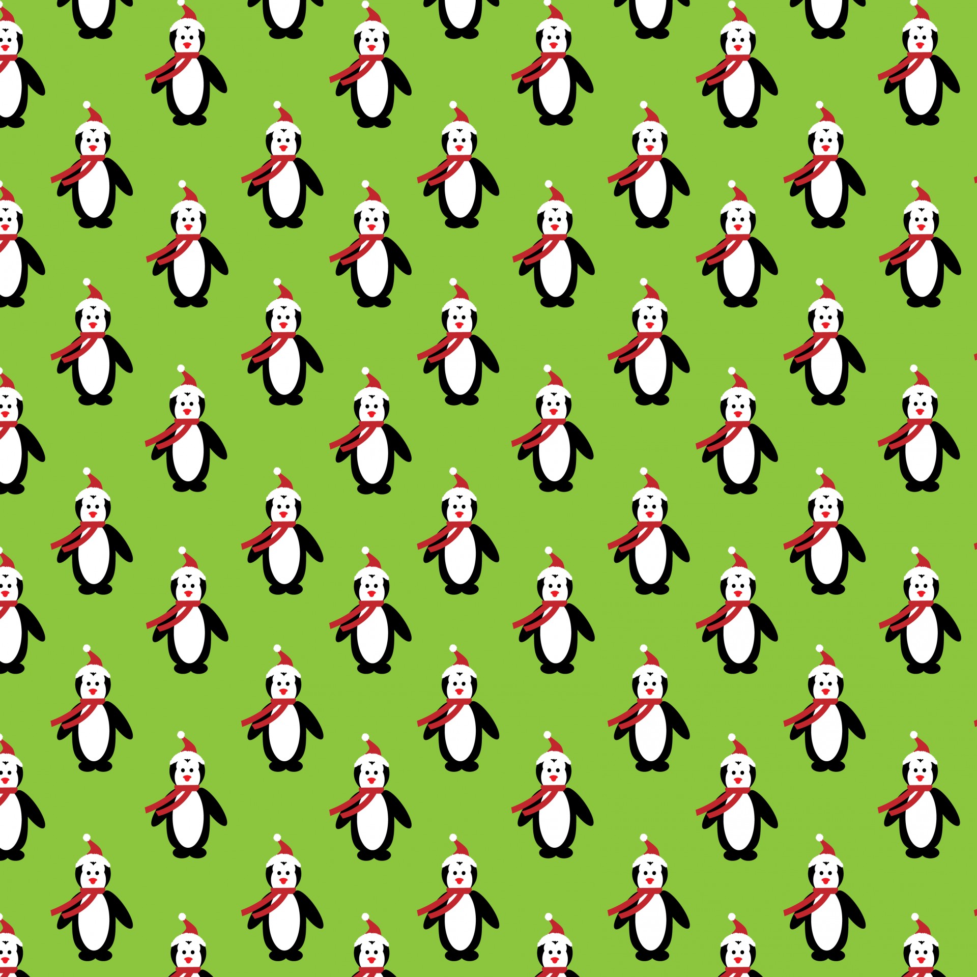 Christmas Penguin Wallpaper Cute