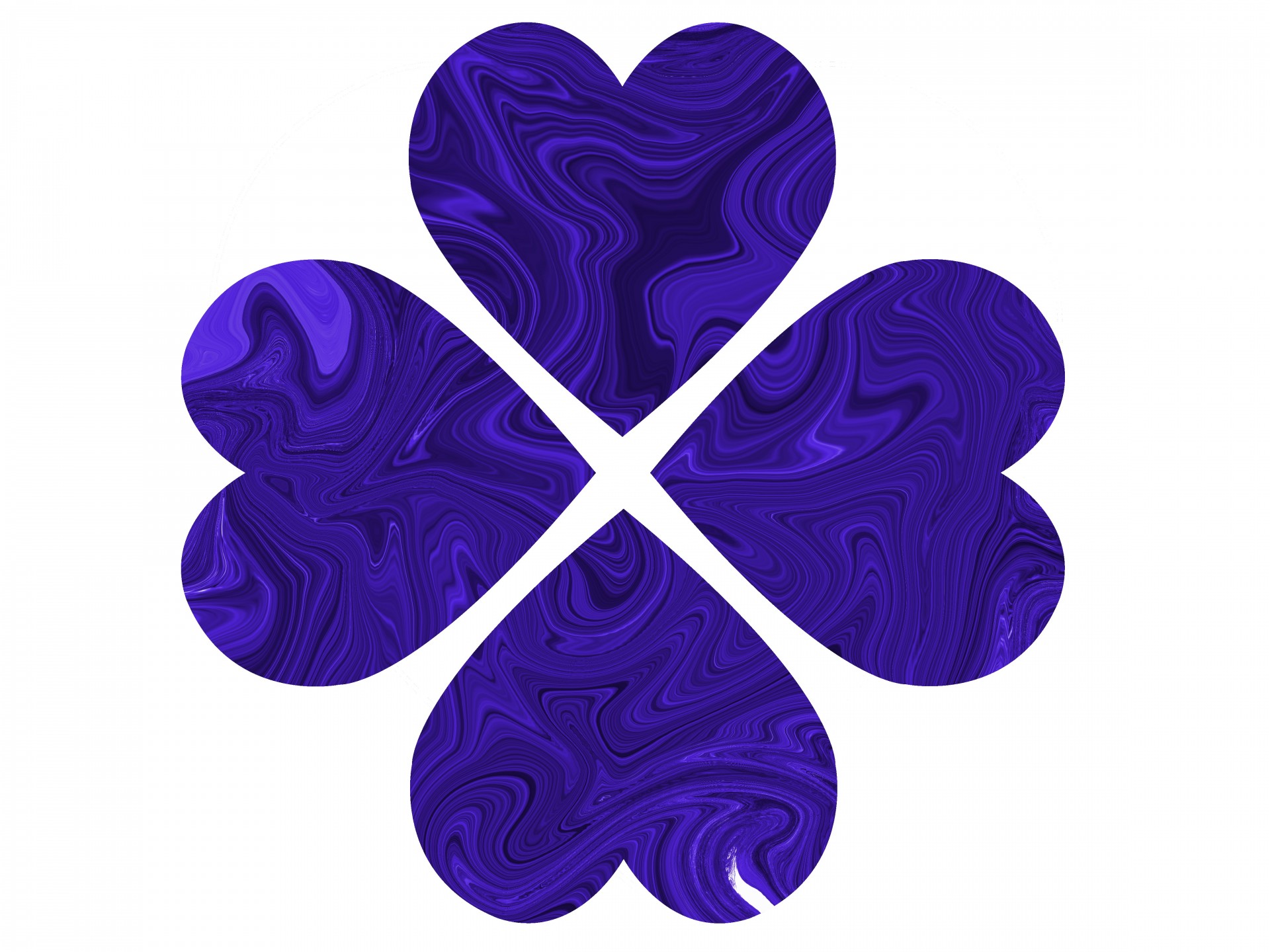 Four Swirly Hearts 8