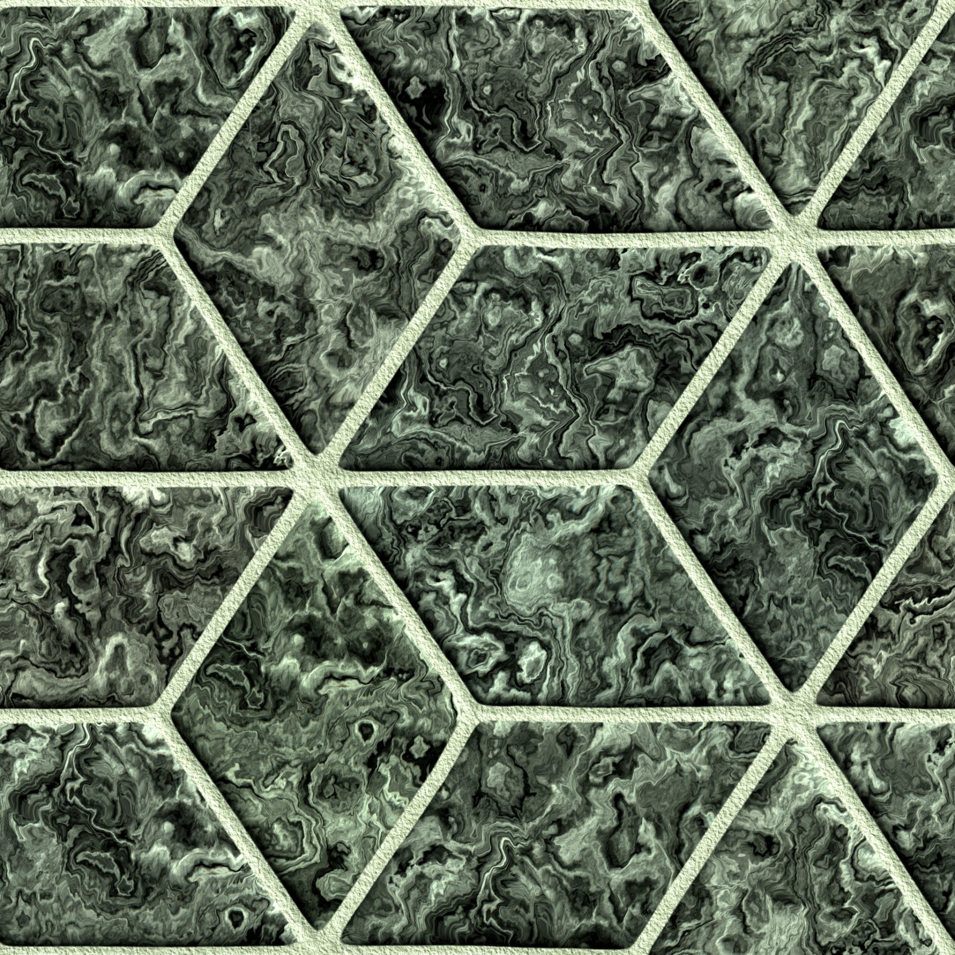 greenish marble diamond shape tiles pattern