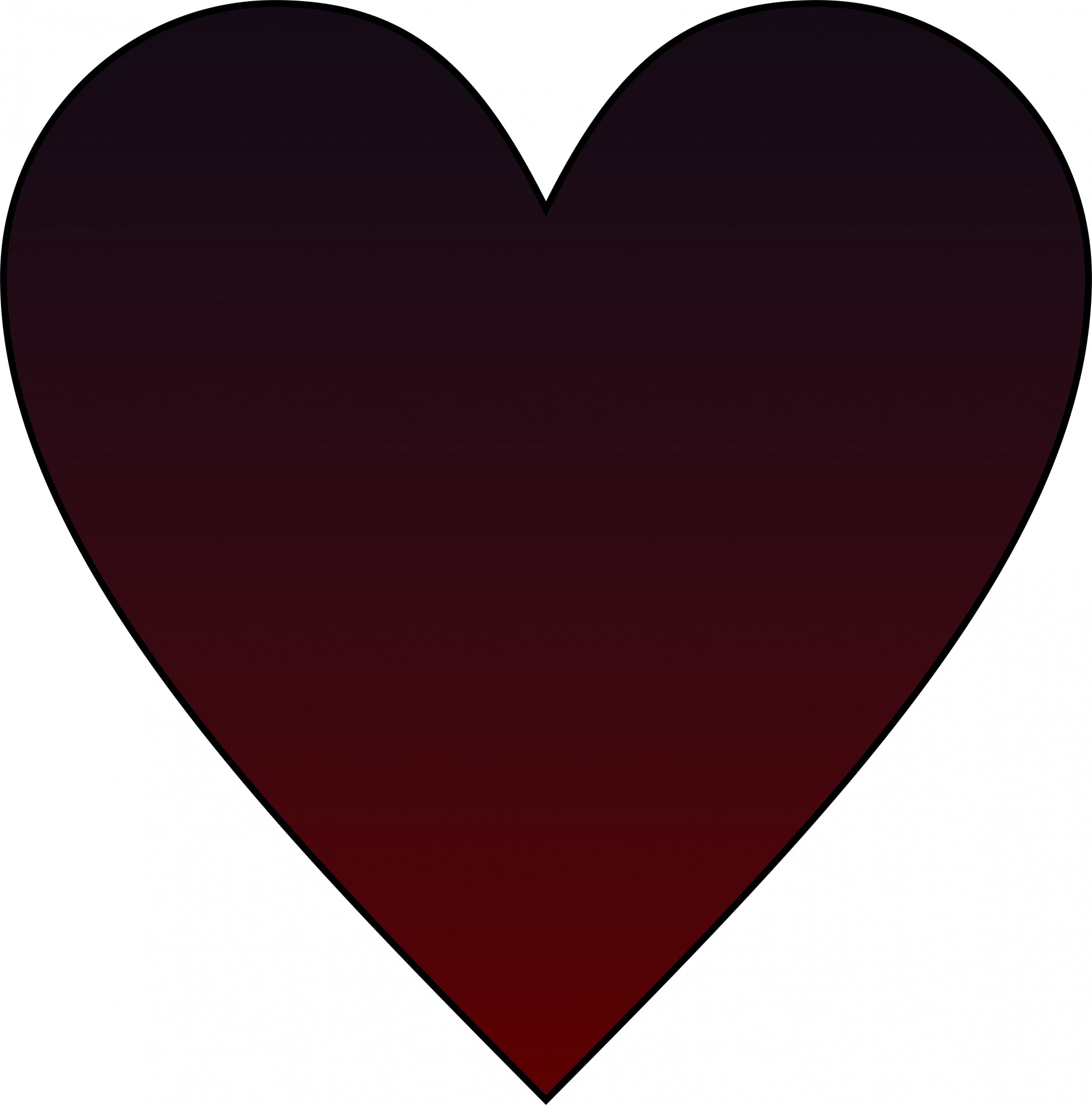 heart slash symbol