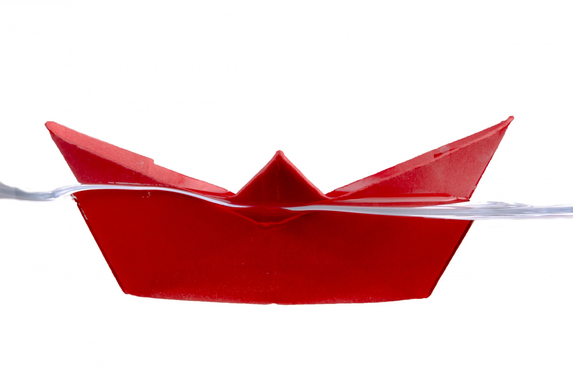 Paper Boats And Water