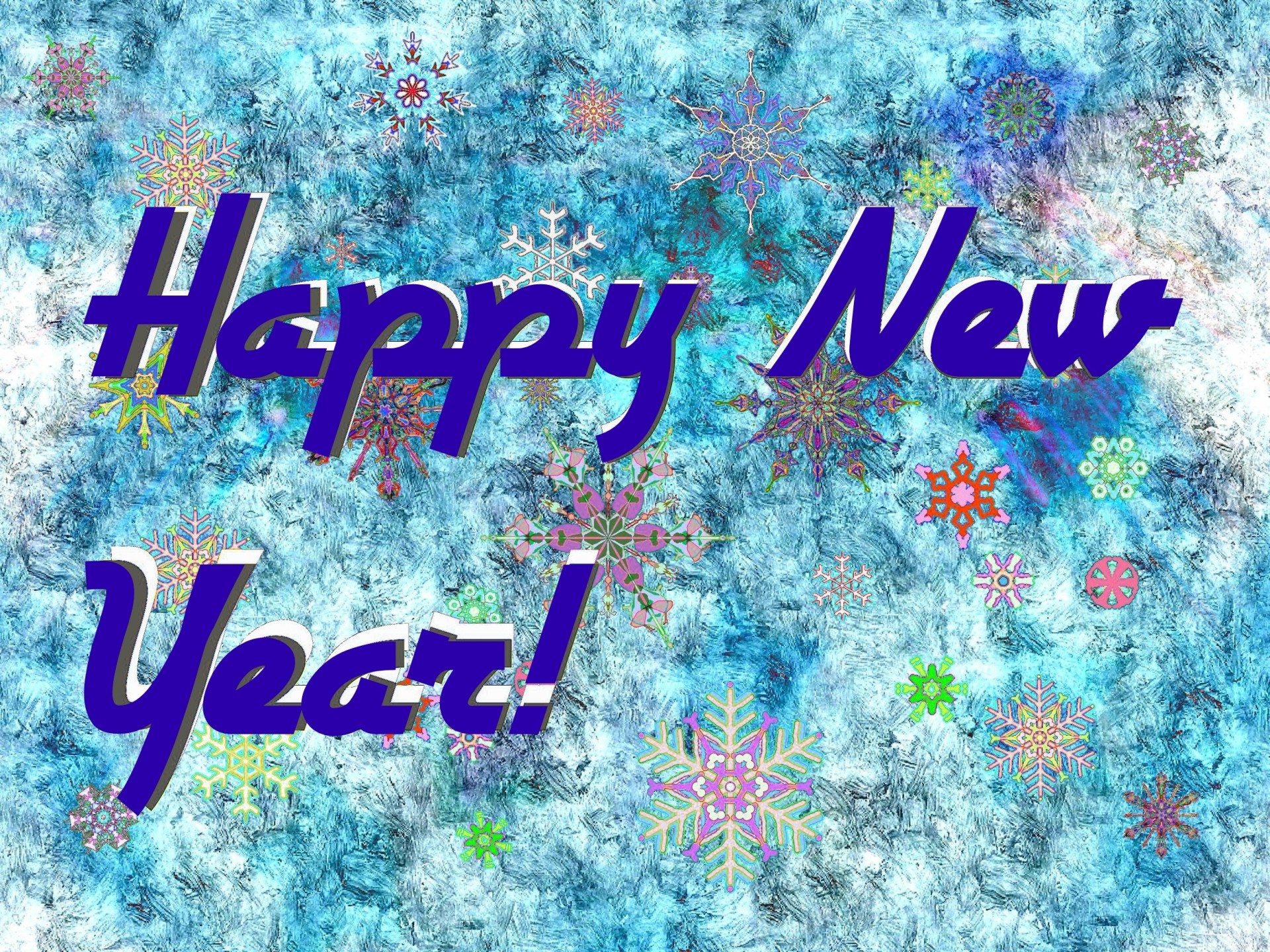 Postcard - Happy New Year! Free Stock Photo - Public Domain Pictures