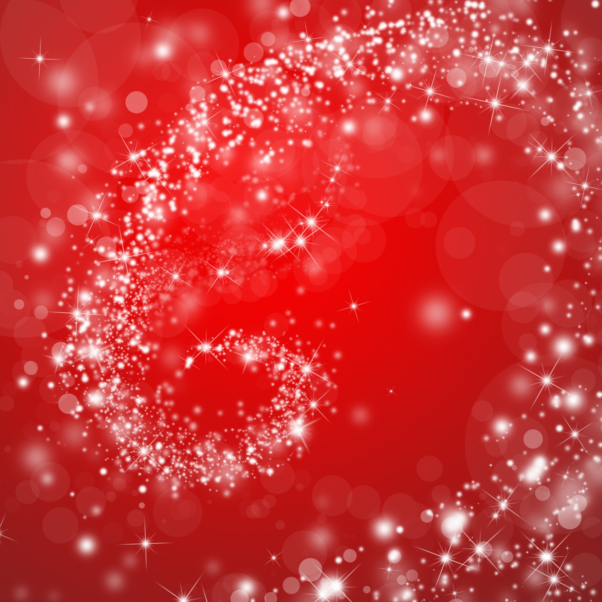 Red Sparkly Swirl Background