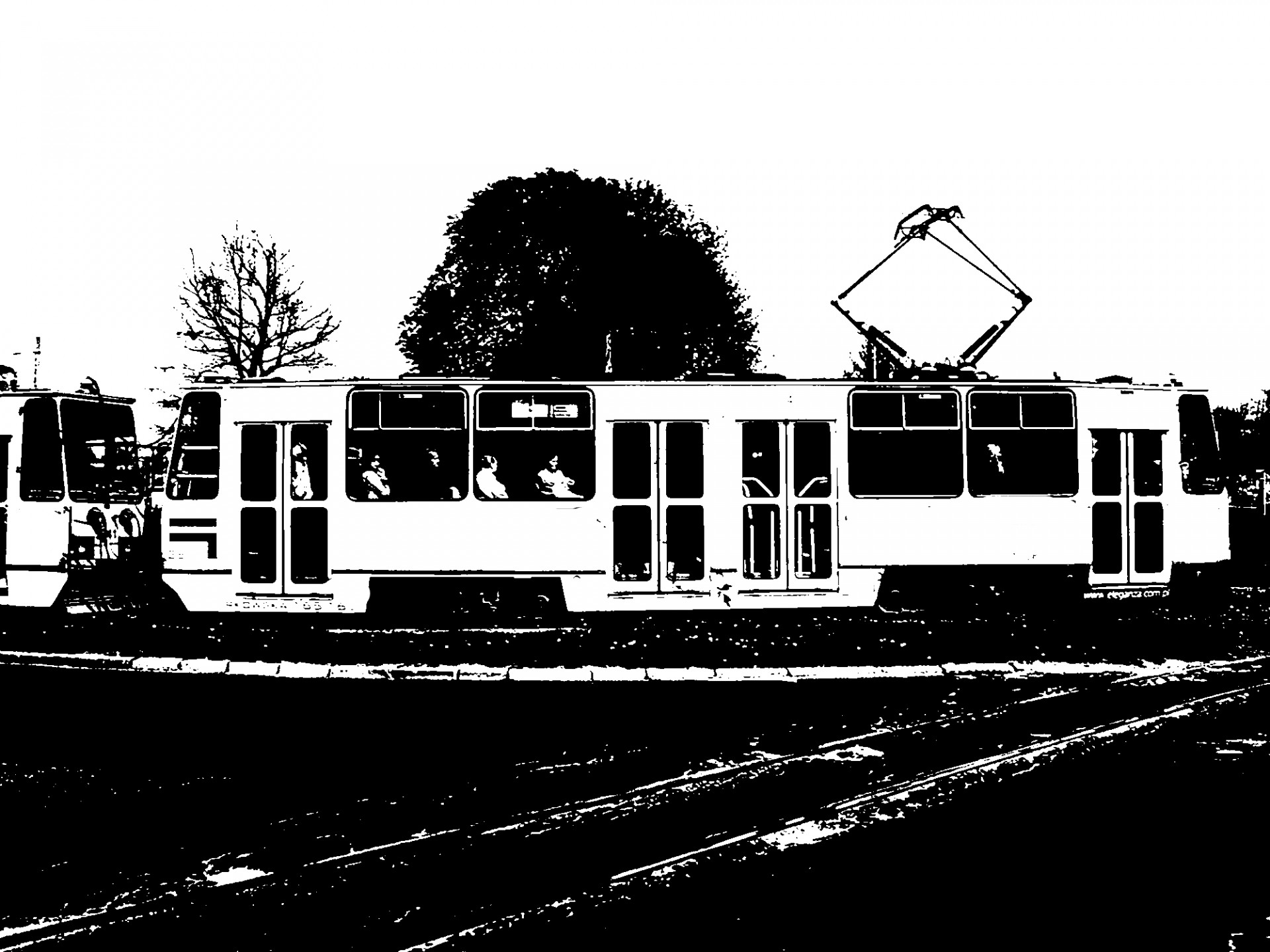 Tramway Silhouette