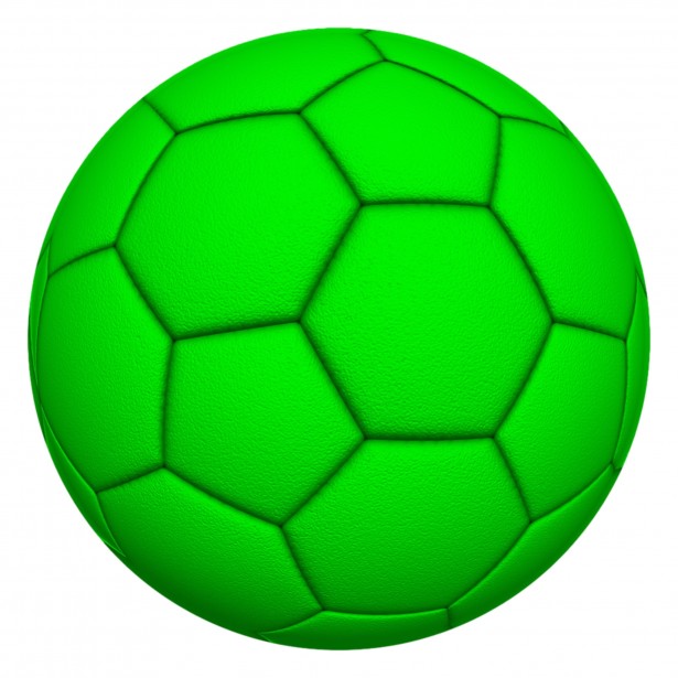 Verde minge de fotbal Poza gratuite - Public Domain Pictures