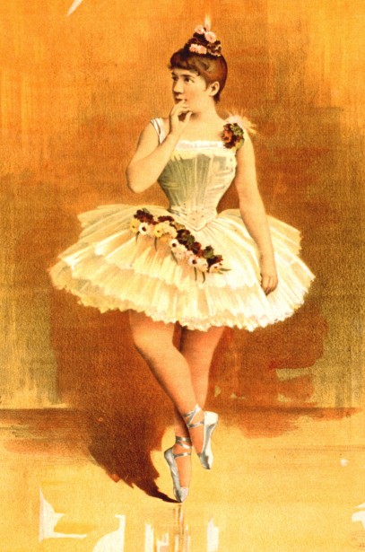 Vintage Ballerina Free Stock Photo - Public Domain Pictures