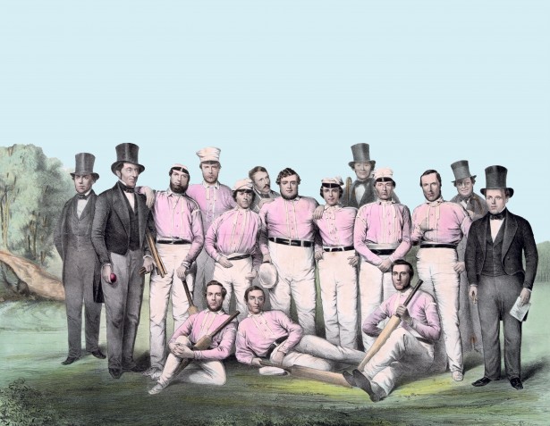 Vintage Cricket Team Free Stock Photo - Public Domain Pictures