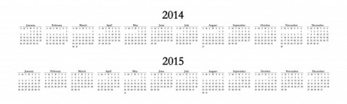 2014 2015 Calendar