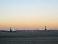 Airfield At Sundown