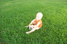 Baby On Grass