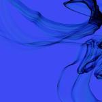 Blue Velvet Ribbon Background