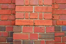 Brick Wall Pillar