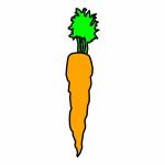 Carrot Simple Drawing