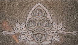 Carving Headstone Flowers 1