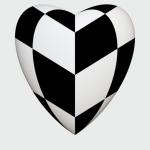 Checkerboard Heart 3