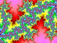 Colored Fractal Background