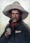 Cowboy Portrait Painting