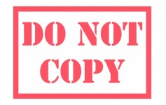 Do Not Copy Stamp