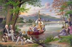 Family Life Vintage Painting
