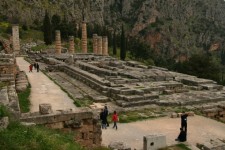 Greece Delphi Ruins